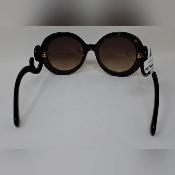 NWT Prada Women's Baroque Sunglasses Tortoise Round SPR 27N 2AU-6S1 55-22-135 - Picture 15 of 16